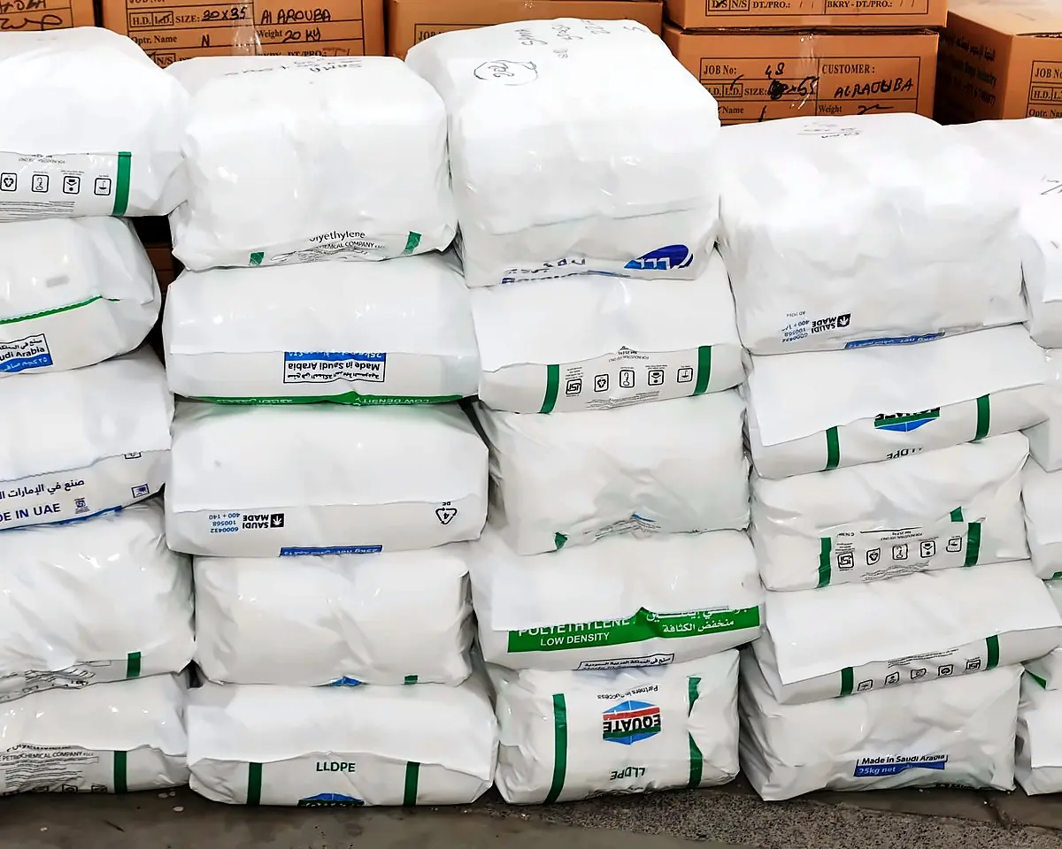 Raw material: polyethylene